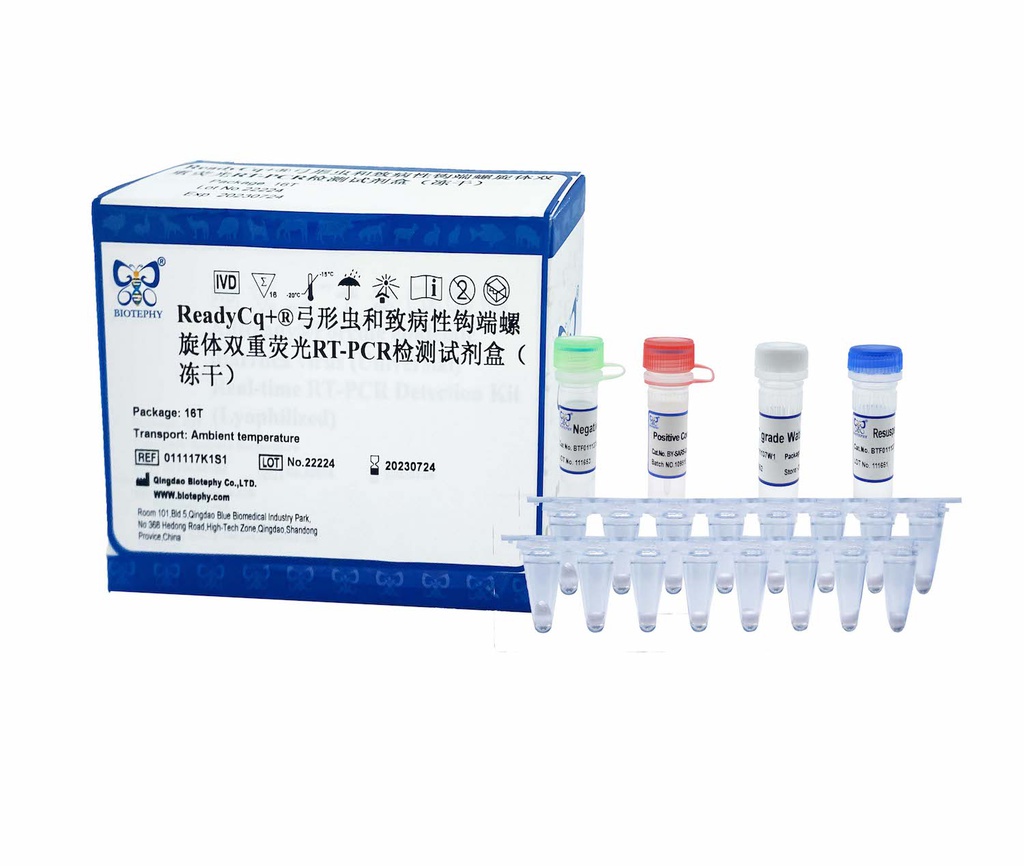 ReadyCq+®弓形虫和致病性钩端螺旋体双重荧光RT-PCR检测试剂盒（冻干）