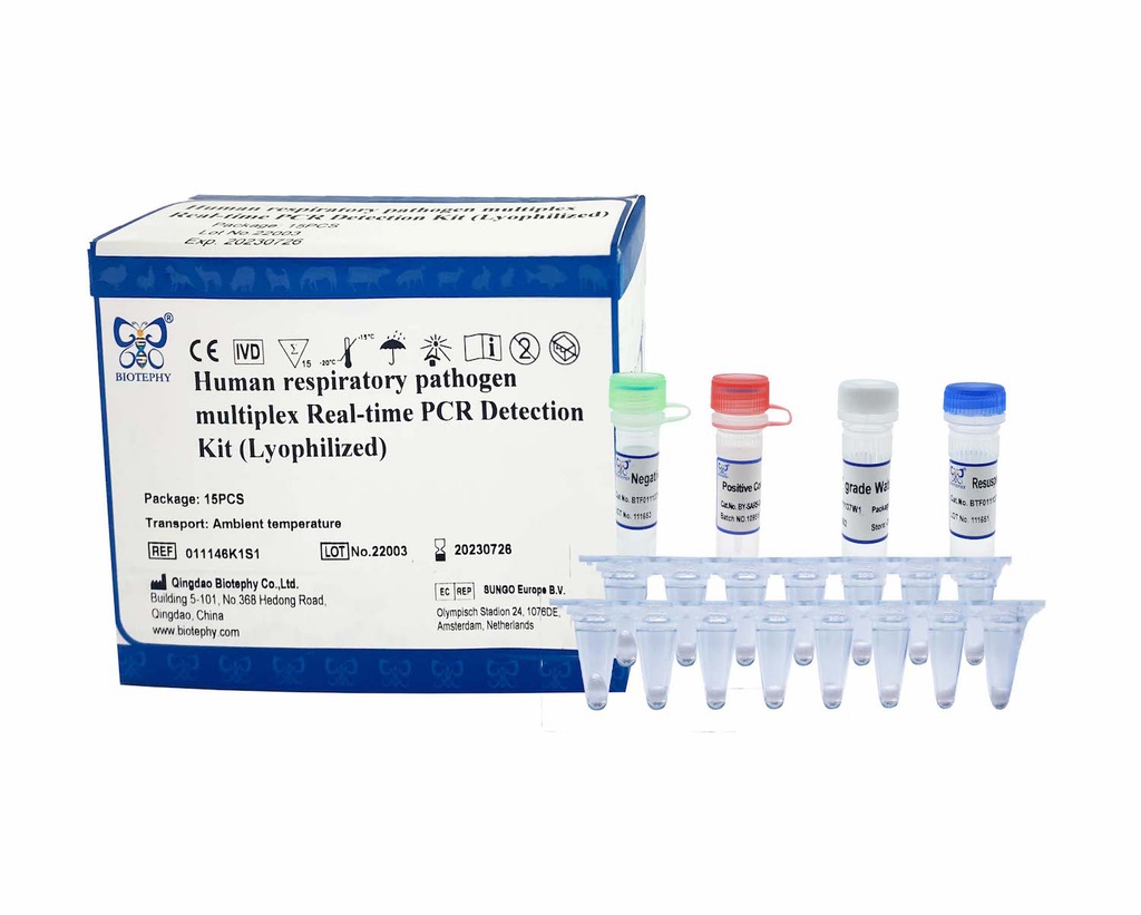 ReadyCq+®Human respiratory pathogen multiplex Real-time PCR Detection Kit (Lyophilized)