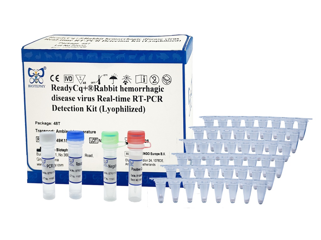 ReadyCq+®Rabbit hemorrhagic disease virus Real-time RT-PCR Detection Kit (Lyophilized)