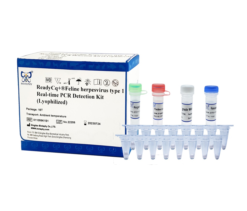 ReadyCq+®猫疱疹病毒1型(猫鼻支)荧光PCR检测试剂盒（冻干）
